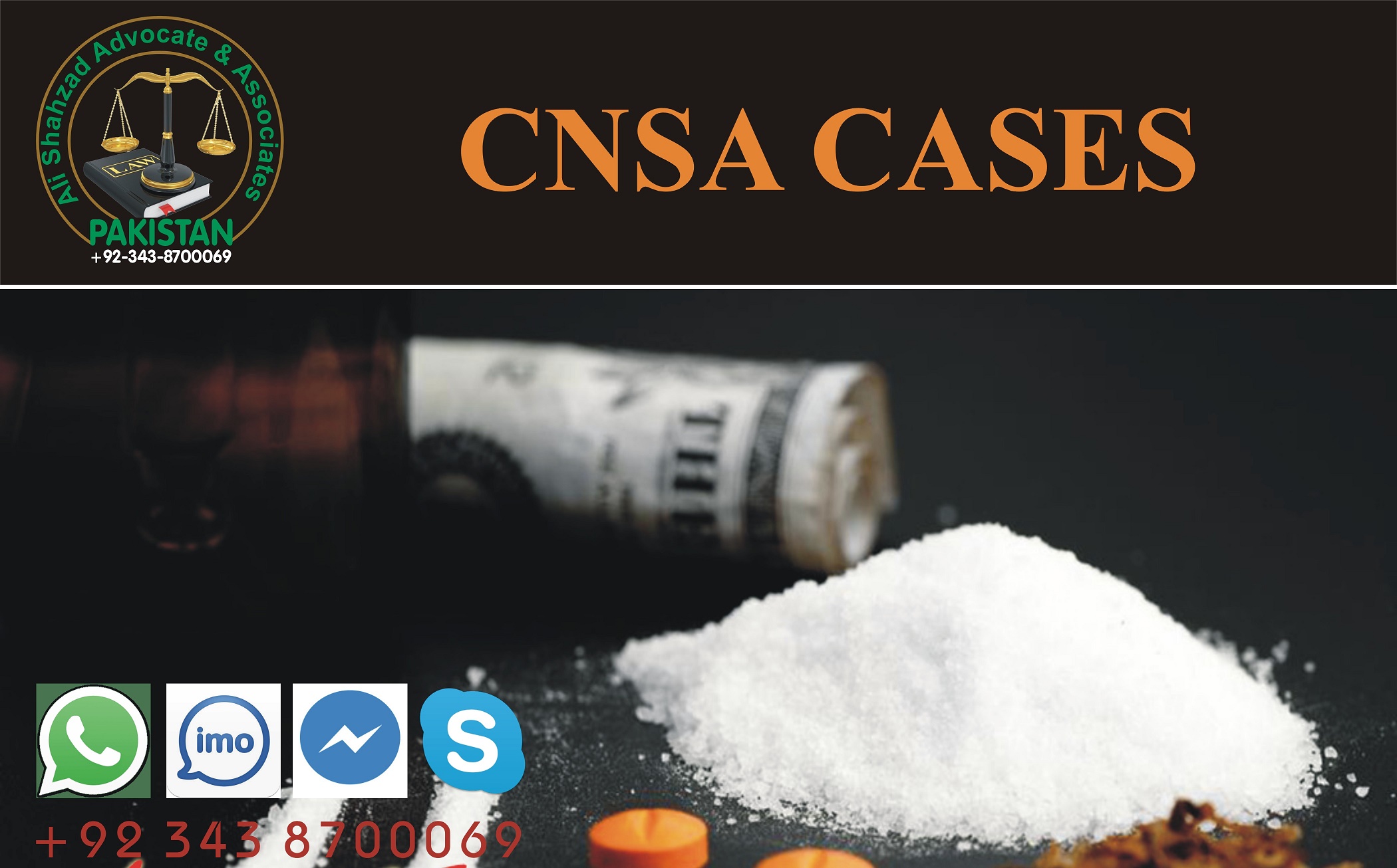 CNSA Cases Lawyer Faisalabad Pakistan